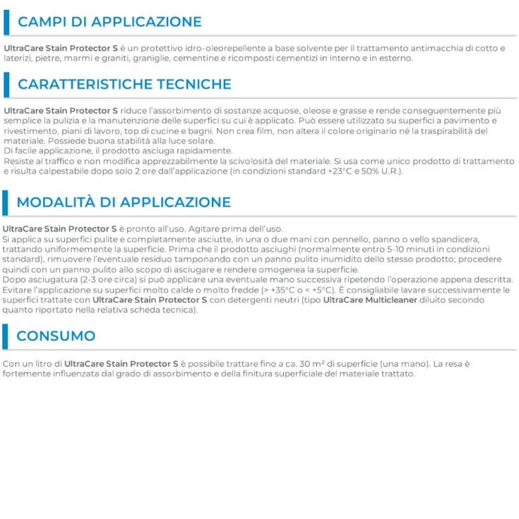 Protettivo antimacchia Ultracare Stain Protector S - 1 Lt -2