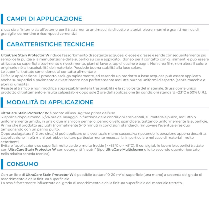 Protettivo antimacchia Ultracare Stain Protector W - 1 Lt -2
