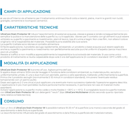 Protettivo antimacchia Ultracare Stain Protector W - 1 Lt -2