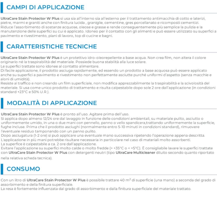 Protettivo antimacchia Ultracare Stain Protector W Plus 1Lt -2