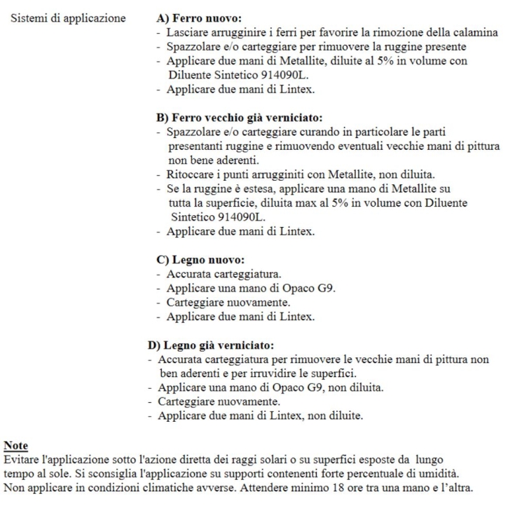 Smalto lucido per interno ed esterno Bianco Lintex Linvea -2