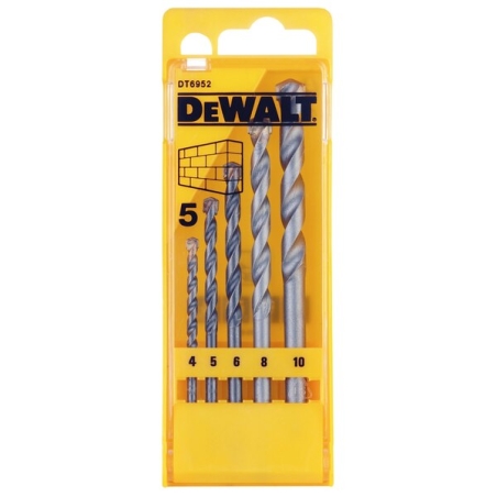 Set 5 punte calcestruzzo DeWalt DT6952-QZ -1