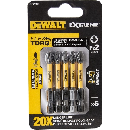 Inserti avvitatore 50mm 5pz DT7391T DeWalt -2