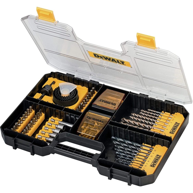 Set per forare e avvitare 100pz per cassetta T-Stack Art. DT71569 Dewalt