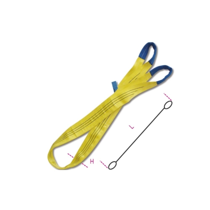 Fascia di sollevamento piatta Robur Beta | gialla da 3 tonnellate -2