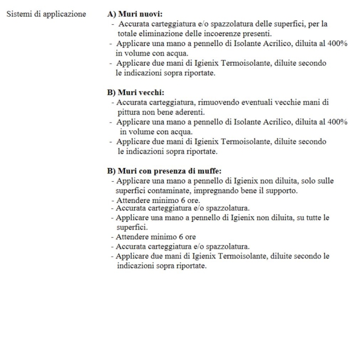 Idropittura acrilica antimuffa Igienix Termoisolante -2