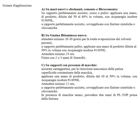 Fondo antimacchia al solvente PL-TOP Linvea -2