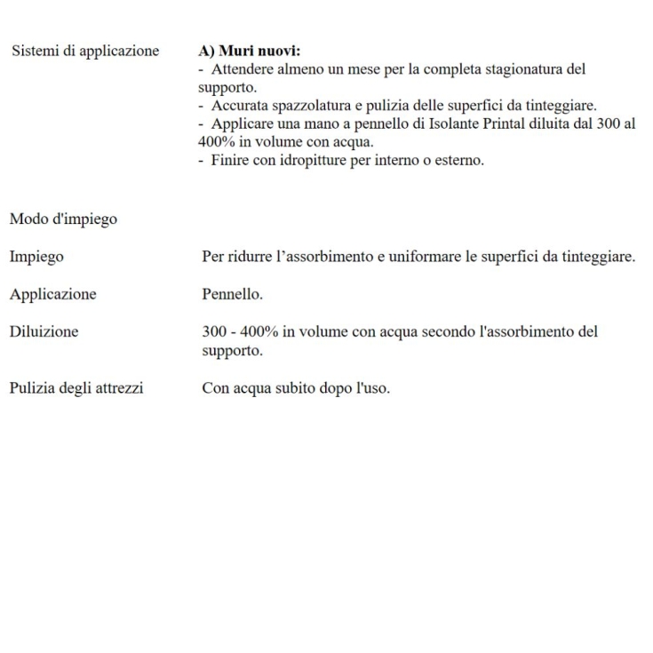 Isolante vinilico all'acqua Printal Linvea -2