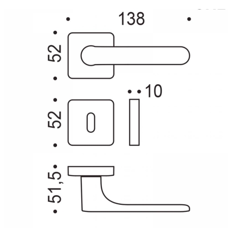 copy of Maniglia porta ROBOCINQUE S ID71R CROMAT Colombo -3