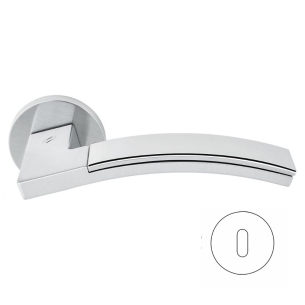 Maniglia porta curva CROMAT/CROMO TRAMA Colombo -1