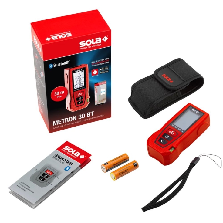 Misuratore laser bluetooth Metron 30 BT Sola -5