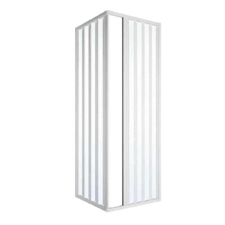 Box doccia 80x100 cm a due lati apertura totale Parigi PVC -4