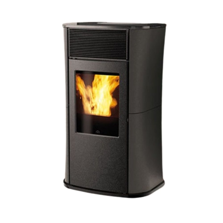 Stufa a pellet in vetro 6.3 KW Mya Eco Edilkamin -2