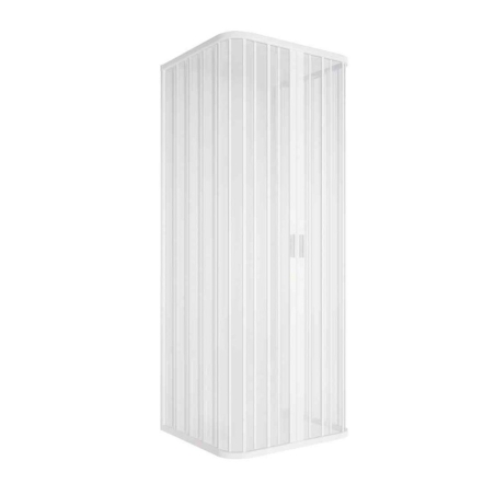 Box doccia tre lati 90x100x90 cm apertura centrale Praga PVC -1
