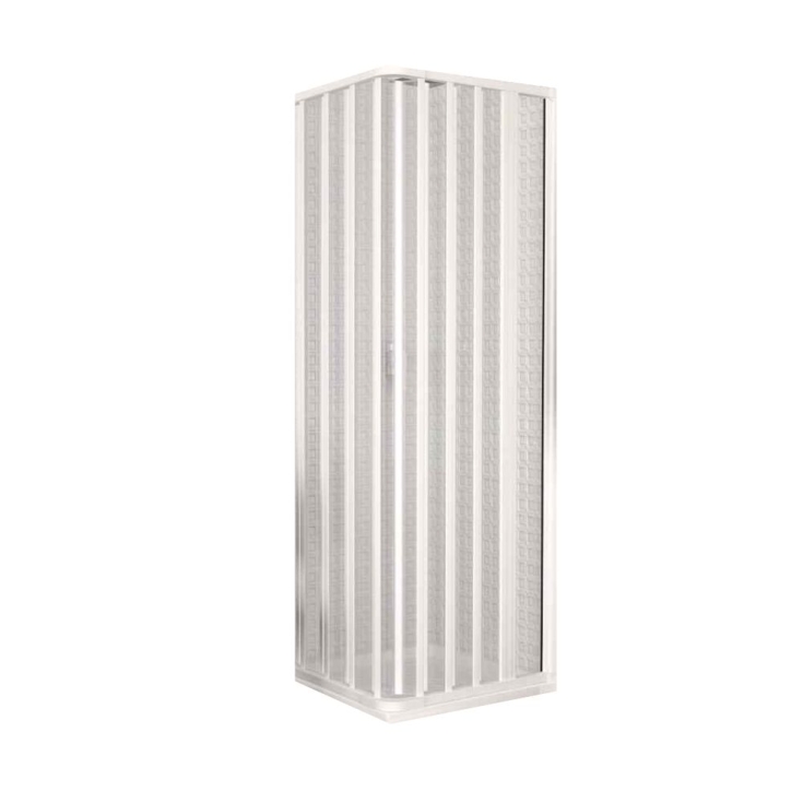 Box doccia 80x100 cm a due lati apertura laterale Lima PVC -3