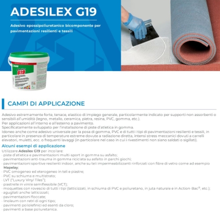 Adesivo epossipoliuretanico beige Adesilex G19 Mapei 5Kg -2