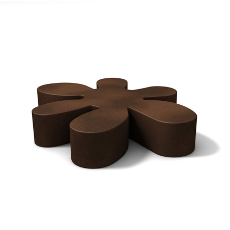 Pedana espositrice a forma di fiore in polietilene Floris -15