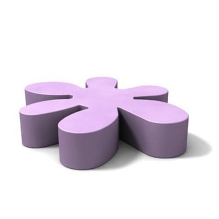 Pedana espositrice a forma di fiore in polietilene Floris -18