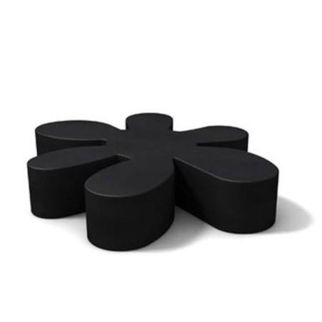 Pedana espositrice a forma di fiore in polietilene Floris -19