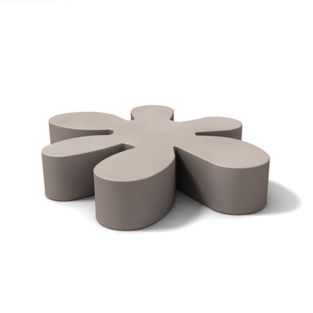 Pedana espositrice a forma di fiore in polietilene Floris -22