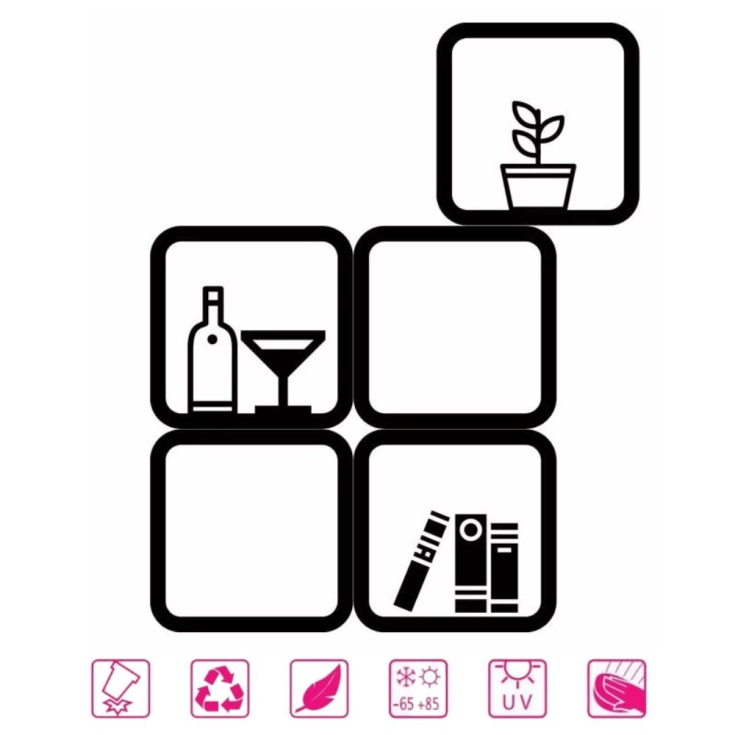 Contenitore a cubo componibile Pop-Up Kloris -3