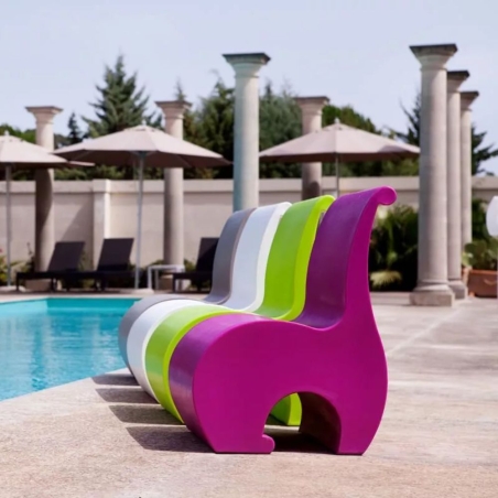 Poltrona da giardino colorata 82 cm Eddy Kloris -15