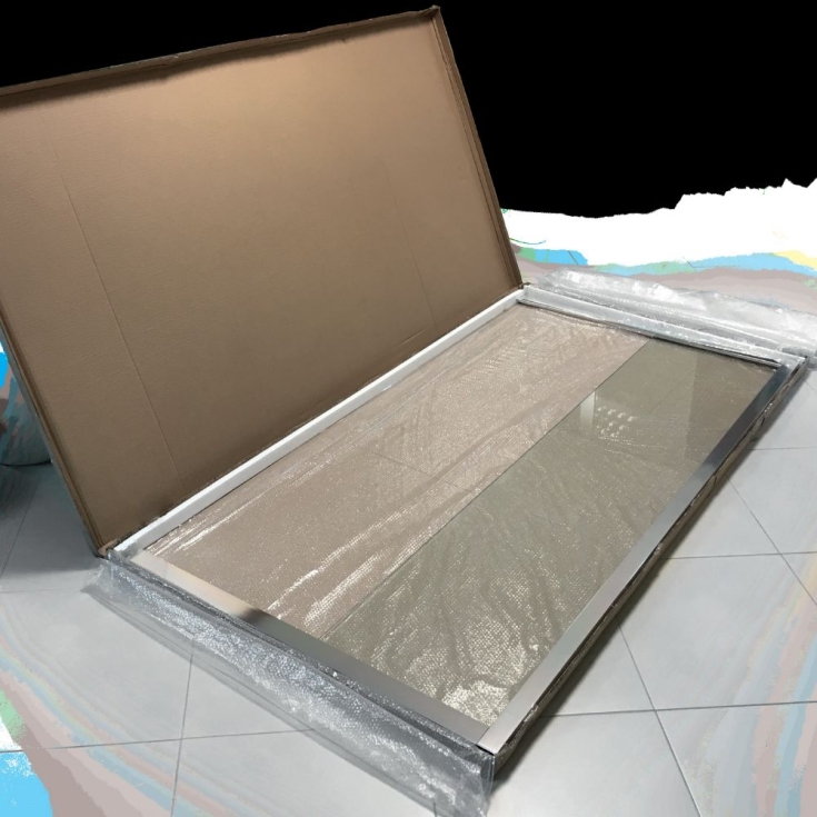 Box doccia nero per nicchia due ante cristallo 8 mm BMA901BK IBISCO -7