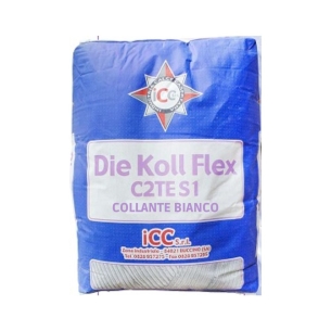 Adesivo cementizio bianco Diekoll Flex C2TES1 25 Kg ICC