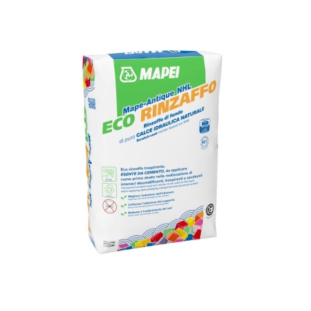 Malta da rinzaffo Mape Antique NHL Eco Rinzaffo 25 Kg