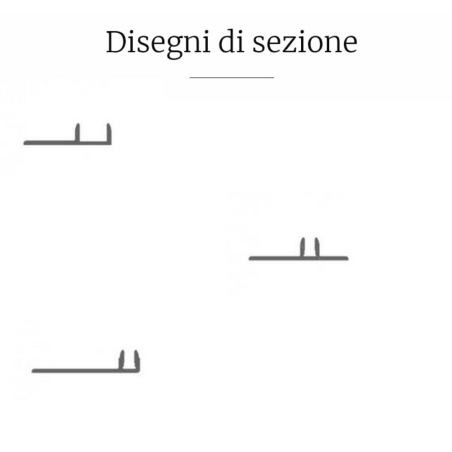Base in alluminio non adesiva lunghezza 270cm TPU/6 Unisystem Plus Profilpas -3