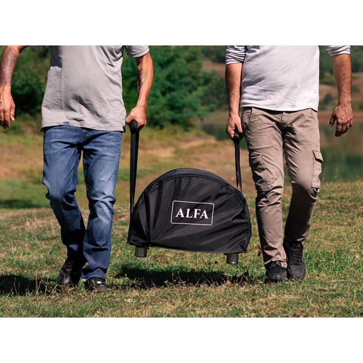 Forno pizza portatile gas grigio Alfa -7