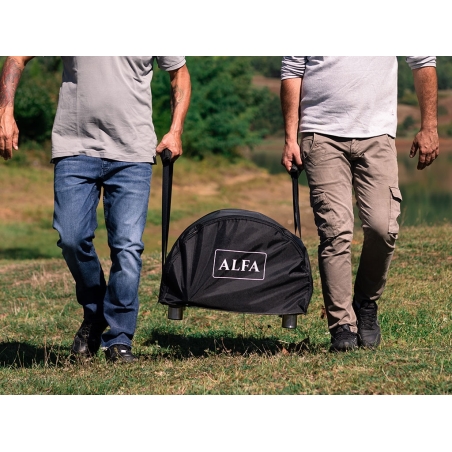 Forno pizza portatile gas grigio Alfa -7