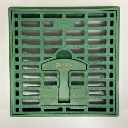 Griglia in PVC con telaio 20x20cm verde Dakota -2