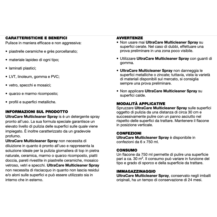Detergente spray Mapei Multicleaner Spray UltraCare -1