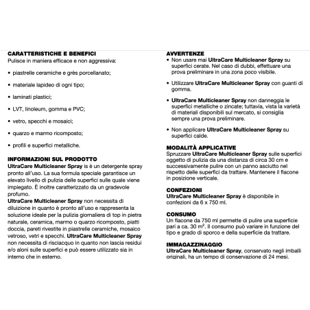 Detergente spray Mapei Multicleaner Spray UltraCare -1
