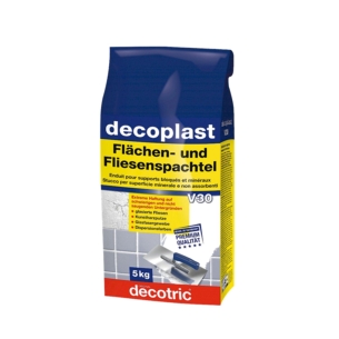 Stucco a base di cemento rinforzato bianco Decoplast V30 5Kg -1