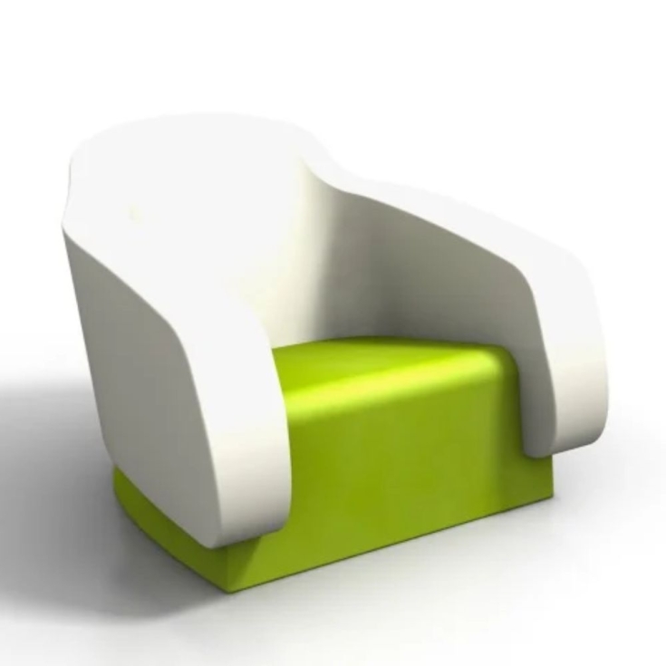 copy of Poltona colorata da giardino Klimt Kloris | Kiwi & Bianco -5