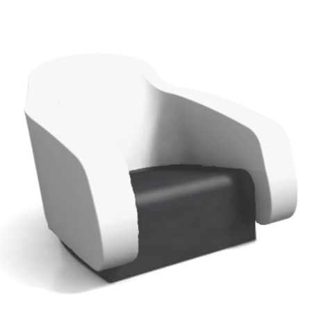 copy of Poltona colorata da giardino Klimt Kloris | Kiwi & Bianco -9