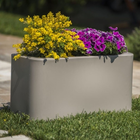 Vaso da giardino in polietilene 70x35 cm colorato Blog35 Kloris -1