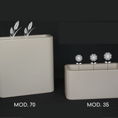 Vaso da giardino in polietilene 70x35 cm colorato Blog35 Kloris -5