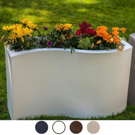 Vaso giardino ad onda 90x40cm POST55 Kloris -3