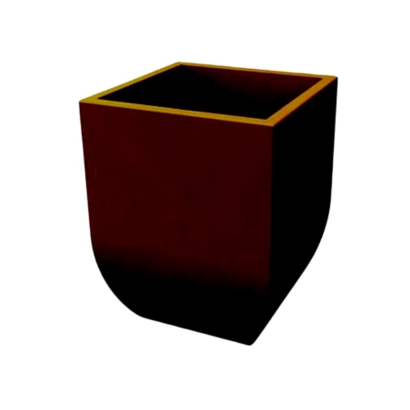 Vaso da giardino liscio tutta capienza 58x58 cm in polietilene Kloris -21