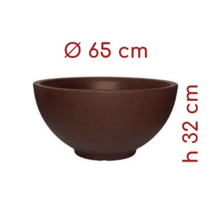 Vaso piante e fiori a ciotola Atena Monacis Ø 65 cm -2