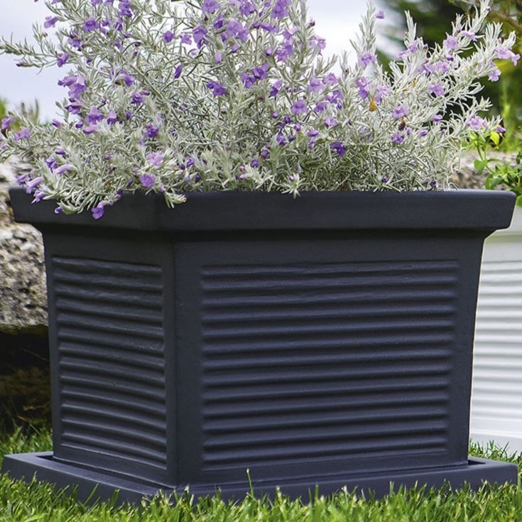 Sottovaso quadrato per vasi Monacis -3