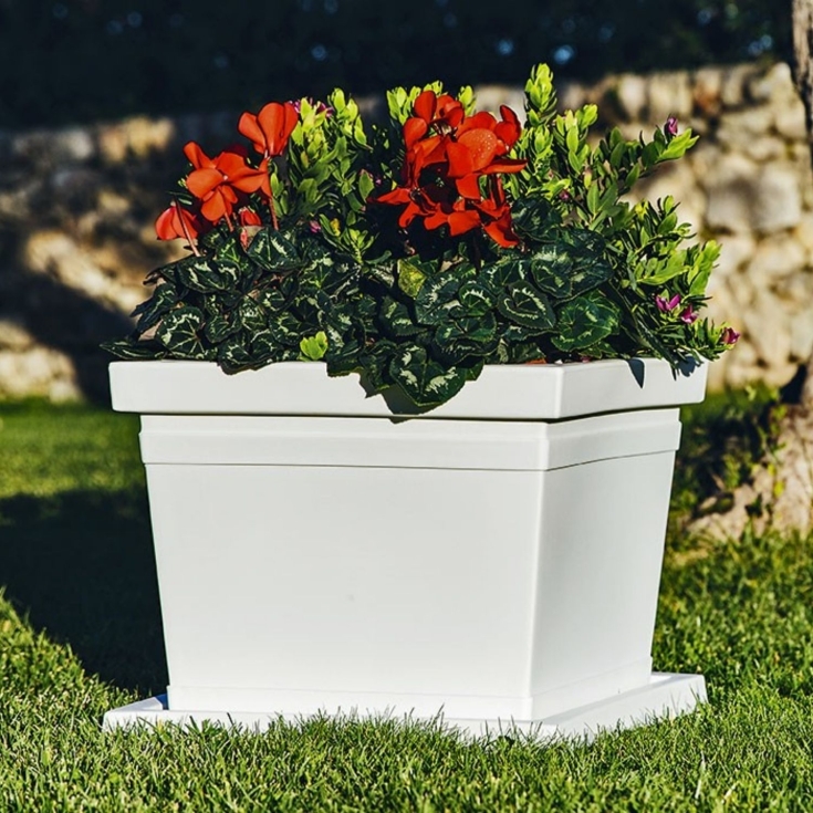 Sottovaso quadrato per vasi Monacis -2