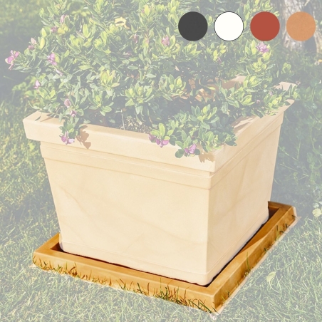 Sottovaso quadrato per vasi Monacis -1