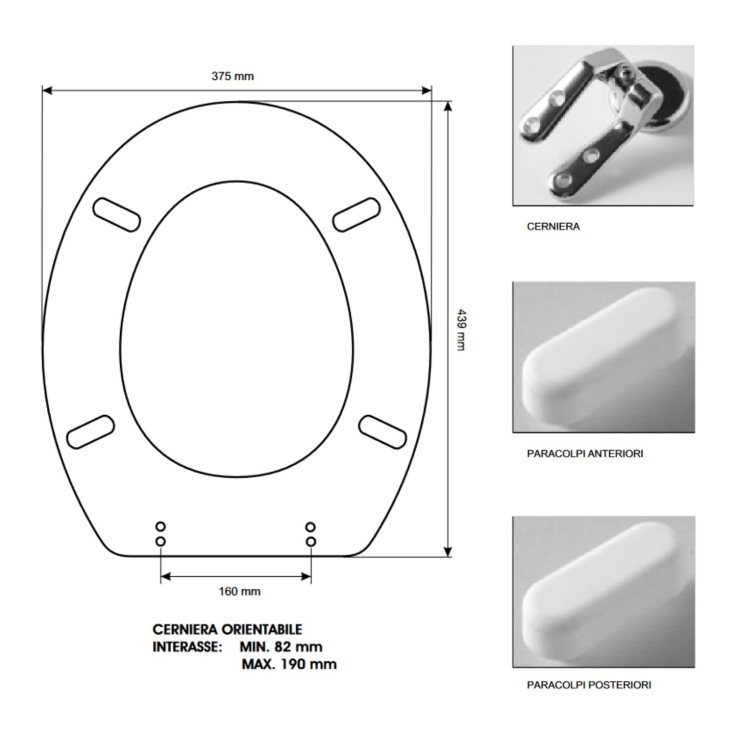 Copriwater universale in resina poliestere Colbam -2