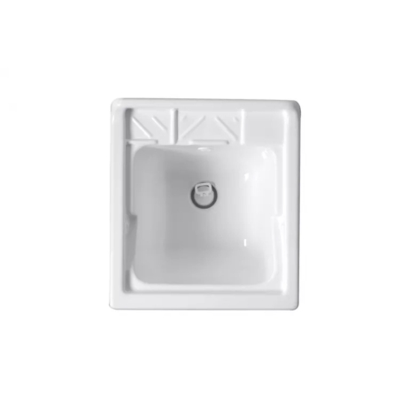 Mobile lavatoio 45x50x87h cm con vasca Lavacril Colavene bianco -3