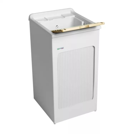 Mobile lavatoio 45x50x87h cm con vasca Lavacril Colavene bianco -1