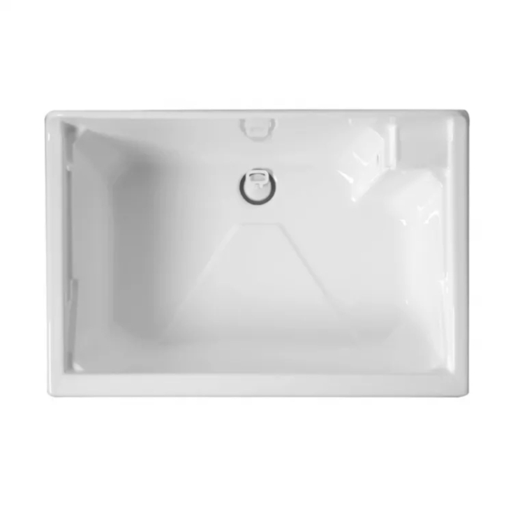 Mobile lavatoio 75x50x87h cm con vasca Lavacril Colavene bianco -2